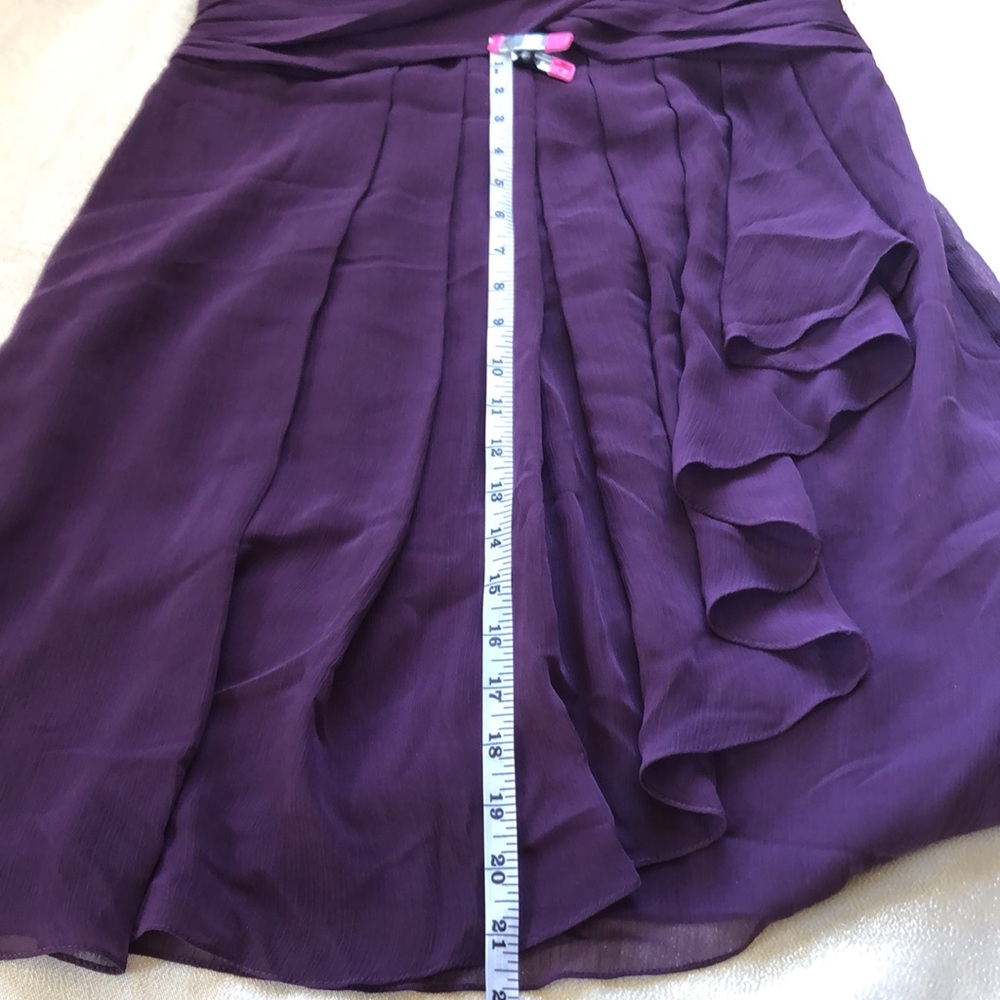 David’s bridal size 10 purple knee high dress - Picture 4 of 4